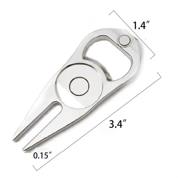 Mutifucntion Golf Divot Tool with bottle opener