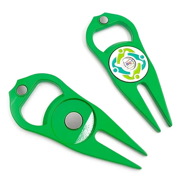 Mutifucntion Golf Divot Tool with bottle opener