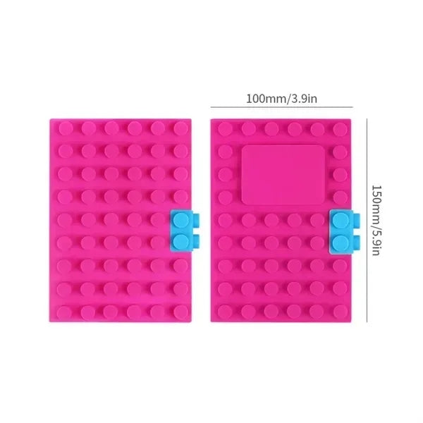 Silicone Soft Touch Stress Reliever Notebook