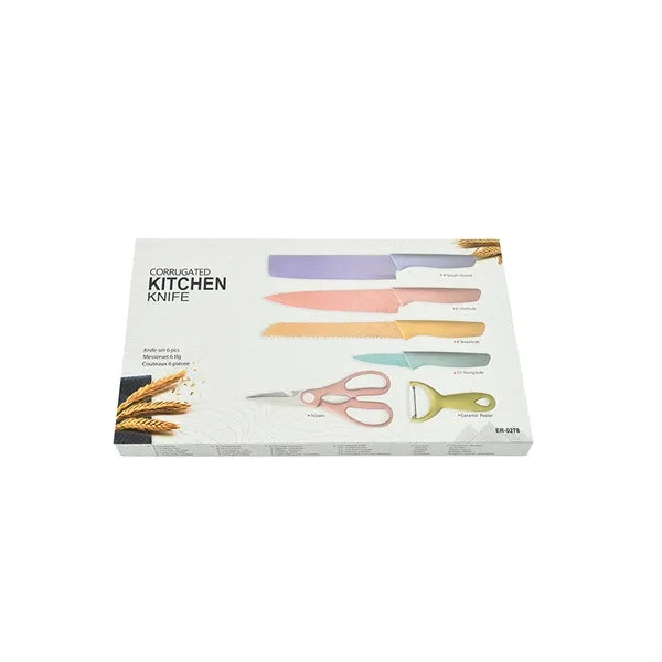 Stainless Steel Six-Piece Knife Set