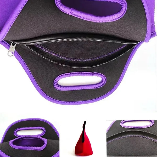 Neoprene Lunch Tote Thermal Outdoor Picnic Large Capacity