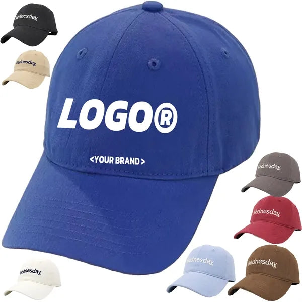 Embroidered Baseball Hats Couple Versatile Peaked Cap