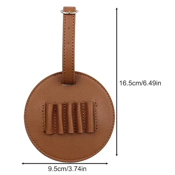 Golf Ball Nail Leather Waist Hanging Tee Storage Case