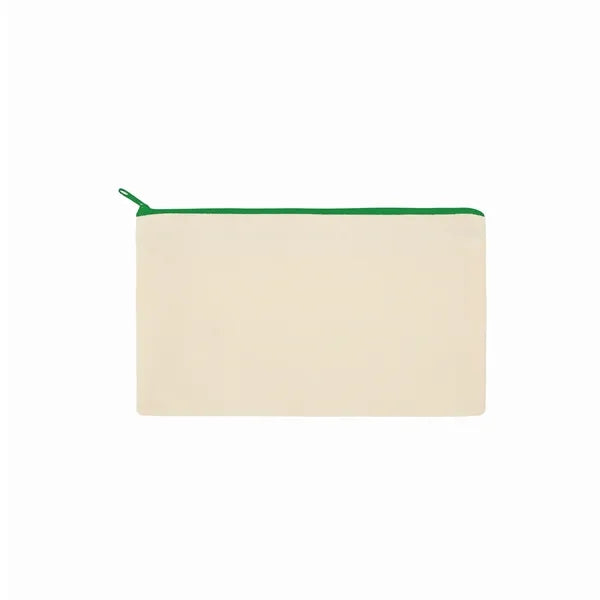 Blank Canvas Cosmetic Zipper Bag Pencil Case