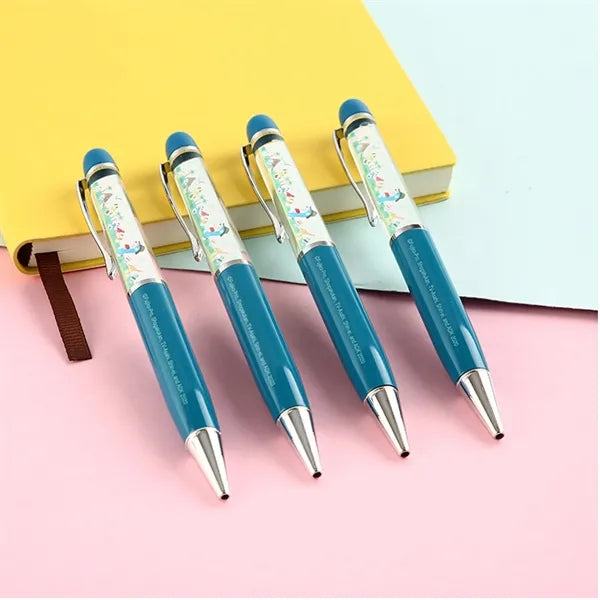 Ocean Series Oil Filled DIY Rotating Metal Ballpoint Pen