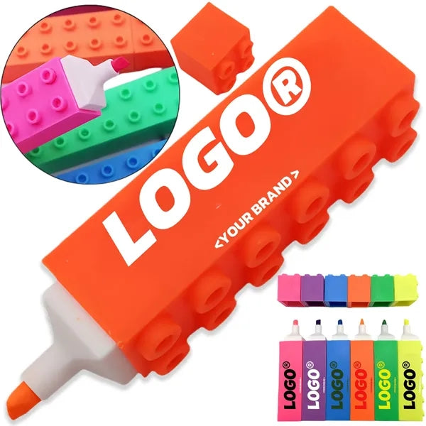 Building Bricks Stacking Magic Highlighter Pen