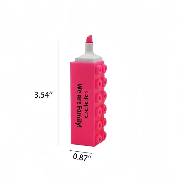 Building Bricks Stacking Magic Highlighter Pen