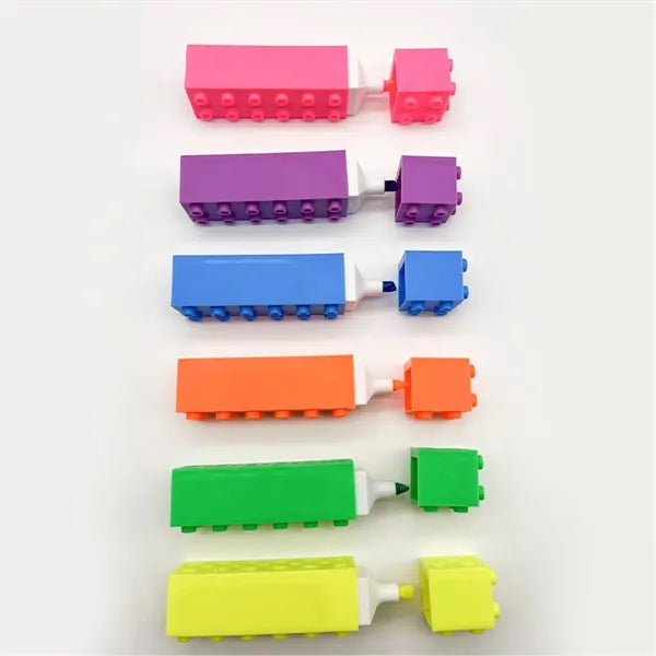 Building Bricks Stacking Magic Highlighter Pen