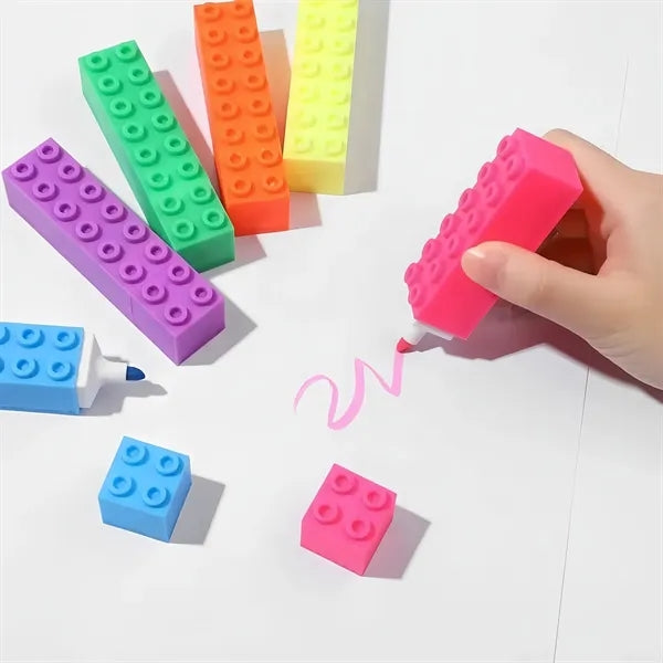Building Bricks Stacking Magic Highlighter Pen