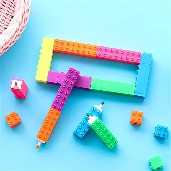 Building Bricks Stacking Magic Highlighter Pen