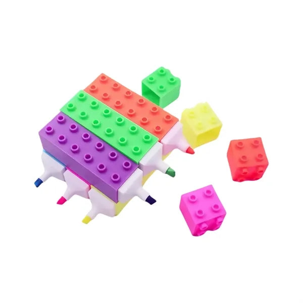 Building Bricks Stacking Magic Highlighter Pen