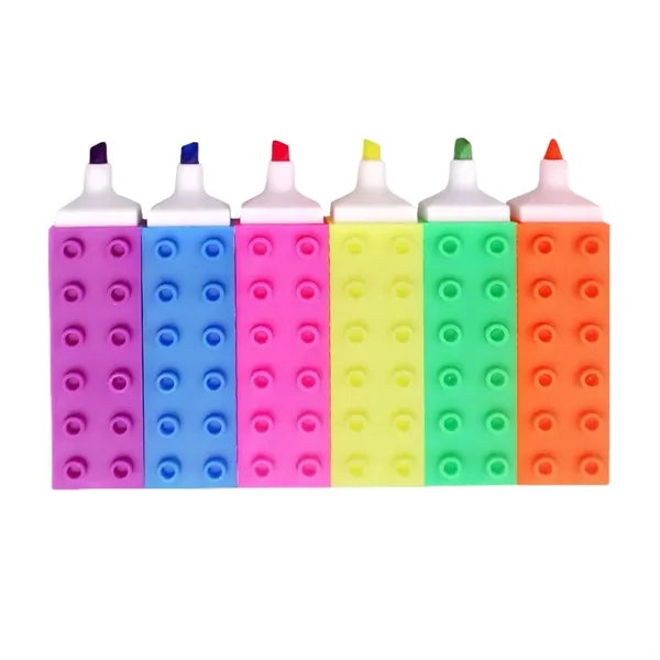 Building Bricks Stacking Magic Highlighter Pen
