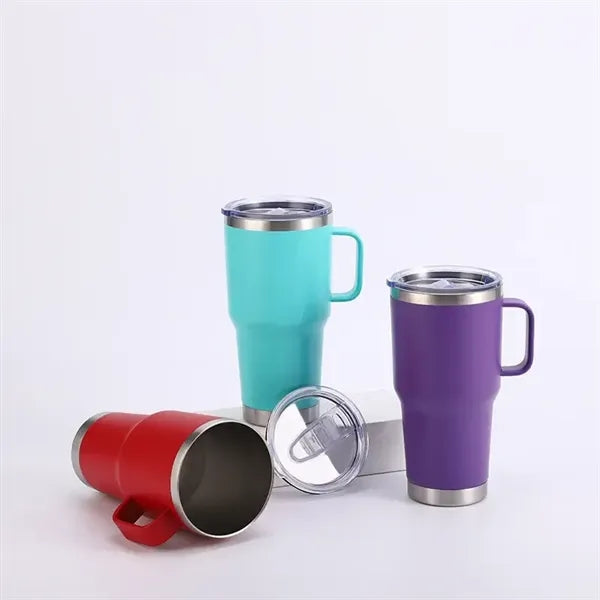 20oz Stainless Steel Tumbler with Handle