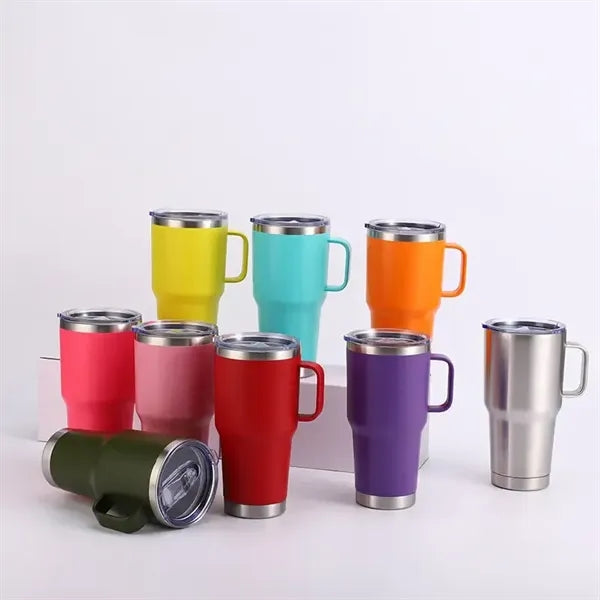 20oz Stainless Steel Tumbler with Handle