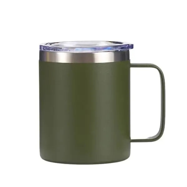 12oz Insulated Vacuum Coffee Mug with Handle