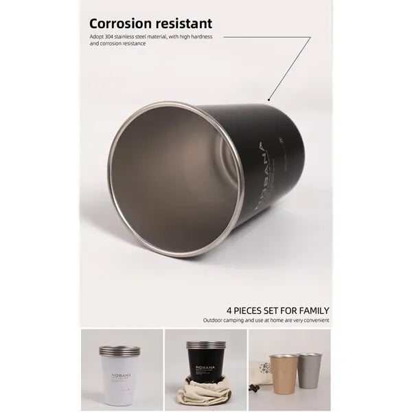 16oz Stainless Steel Pint Cup