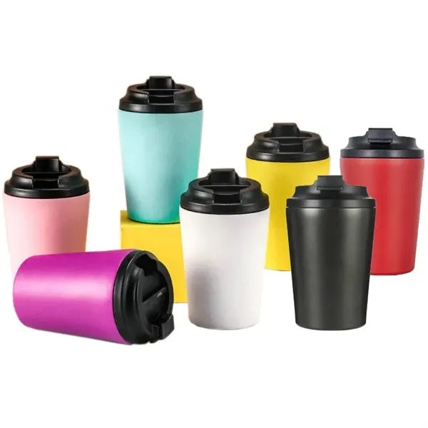 12oz stainless steel Insulated coffee mug With sealed lid