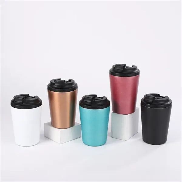 12oz stainless steel Insulated coffee mug With sealed lid