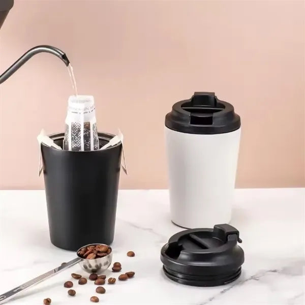 12oz stainless steel Insulated coffee mug With sealed lid