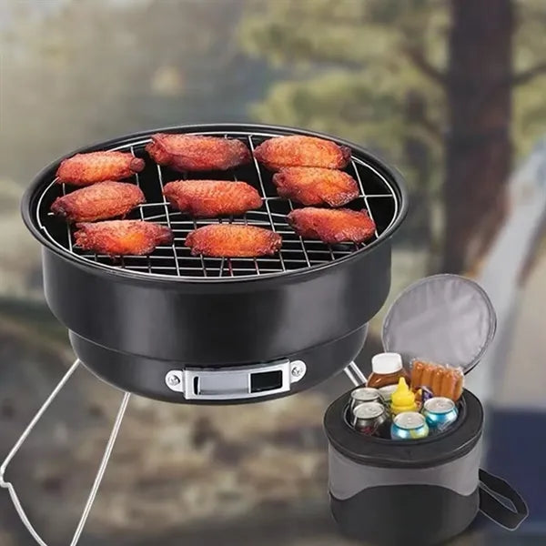 BBQ Grill With Cooler Bag And Valve Home Outdoor