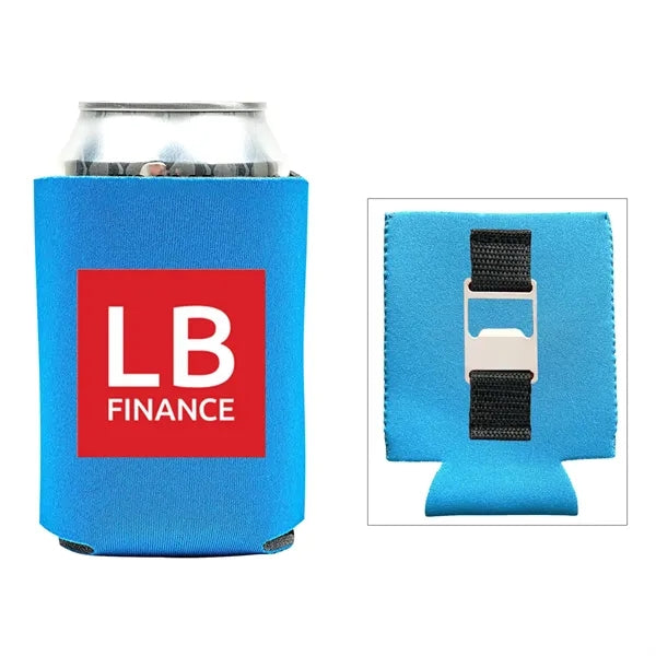 12 oz Can/Bottle Cooler with Bottle Opener