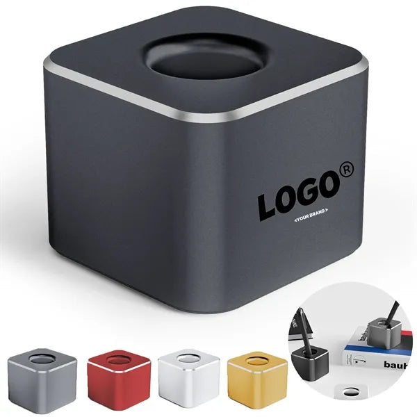 Metal Square Single Pen Stand Holder For Office Home