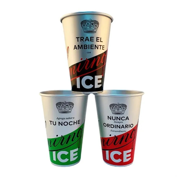 16Oz Aluminum Cold-Chang Color Cup Beer Glass