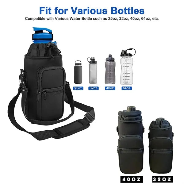 32oz/40oz Premium Water Bottle Sleeve With Strap