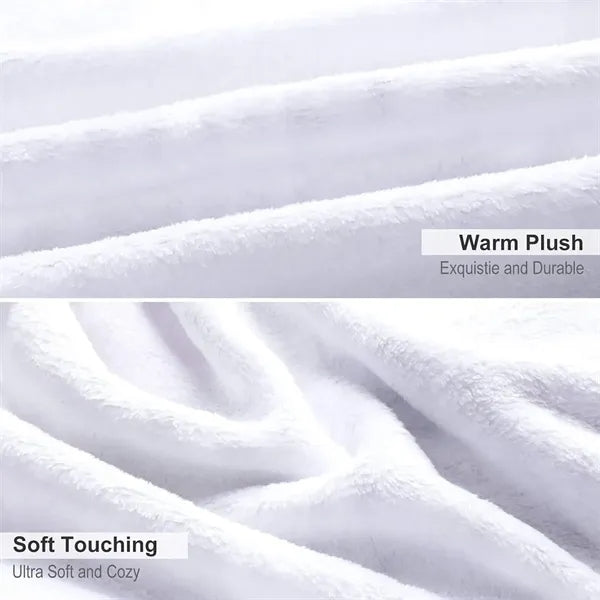 51" x 40" Soft Plush Flannel Sublimation Blanket