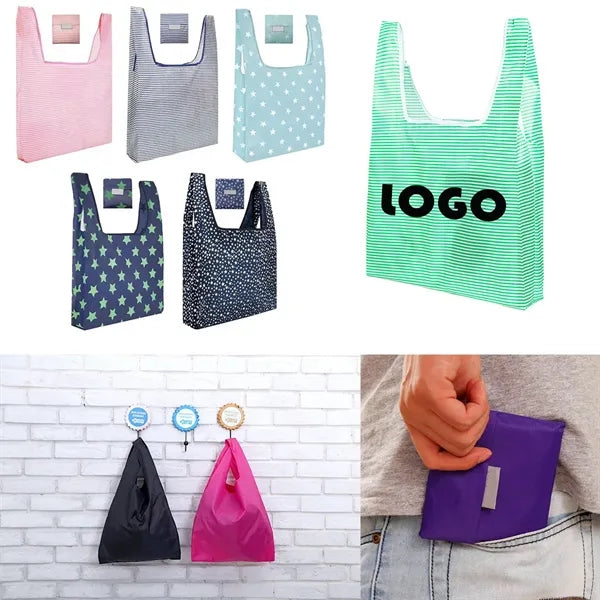 Polyester Folding Grocery Tote
