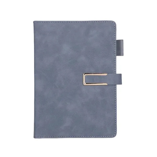 A5 PU Leather Notebook with Secure Magnetic Buckle