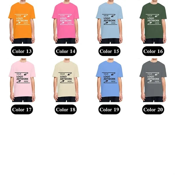 Logo Mens Shirts Bulk Cotton Tees