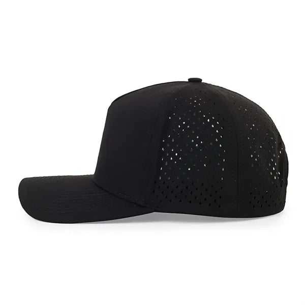 Quick-drying 5-panel perforated baseball cap