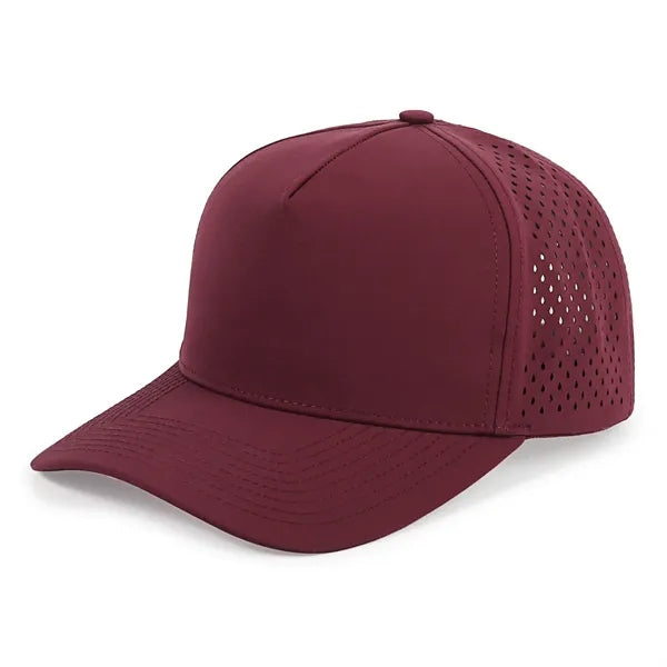 Quick-drying 5-panel perforated baseball cap
