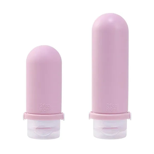 2 Oz Refillable Silicone Travel Shampoo Container Bottle