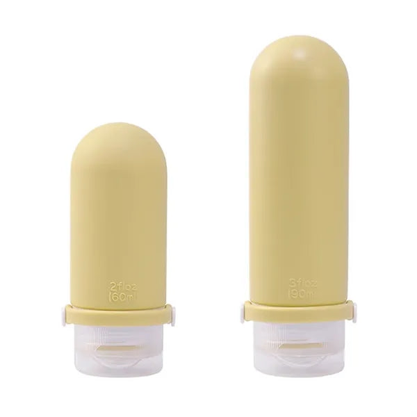 2 Oz Refillable Silicone Travel Shampoo Container Bottle
