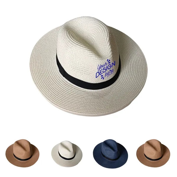 Straw Fedora Hat