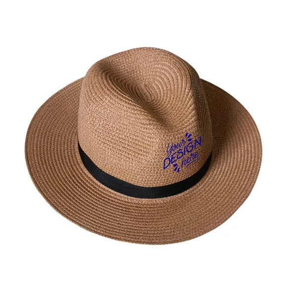 Straw Fedora Hat