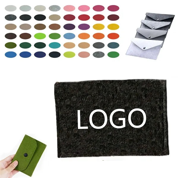 Colored Felt Envelope Purse