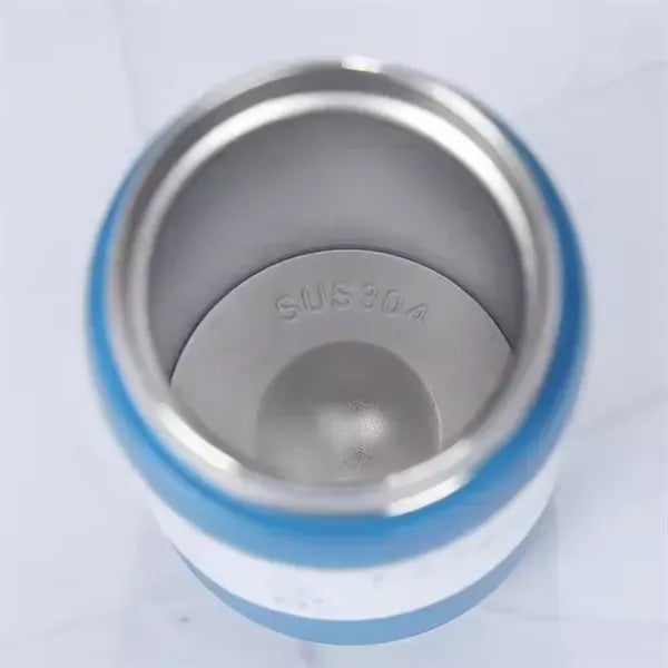 350ml Insulated Stainless Steel Coffee Mug With Handle Lid