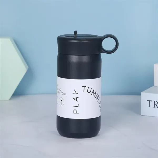 350ml Insulated Stainless Steel Coffee Mug With Handle Lid