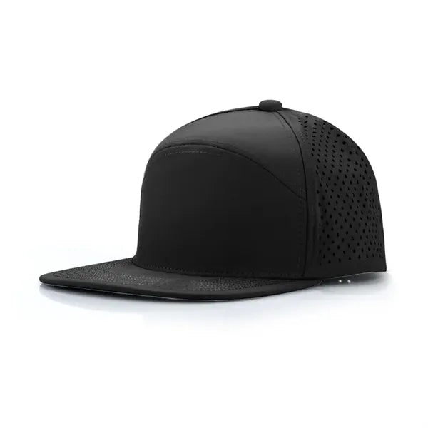 Flat brim baseball cap