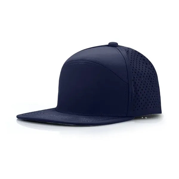 Flat brim baseball cap