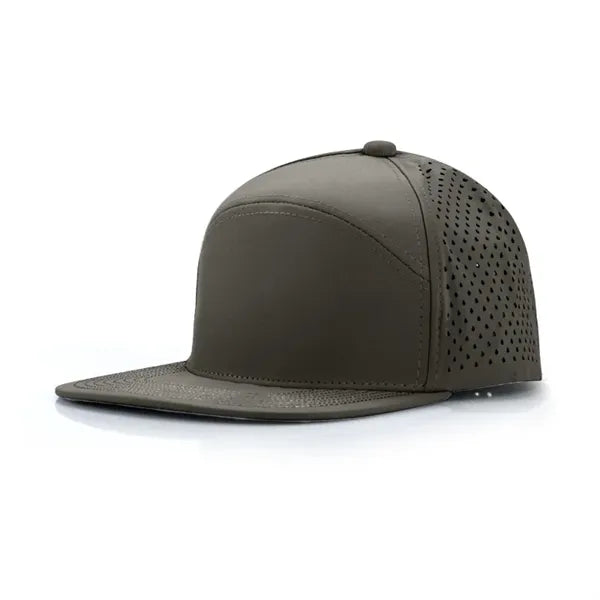 Flat brim baseball cap