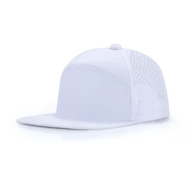 Flat brim baseball cap