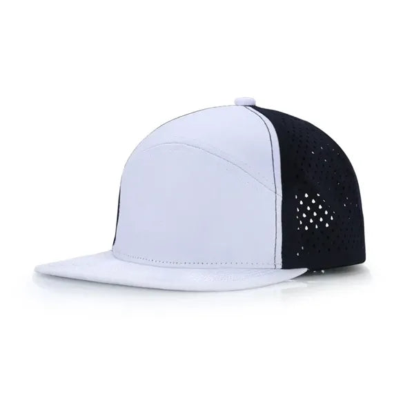 Flat brim baseball cap