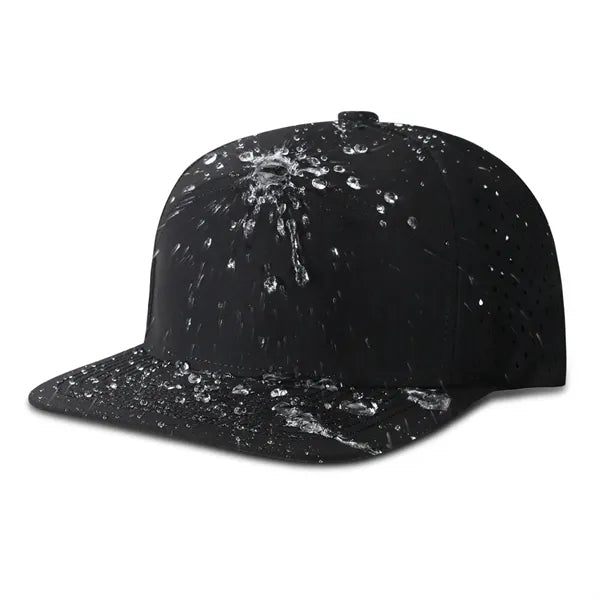 Flat brim baseball cap