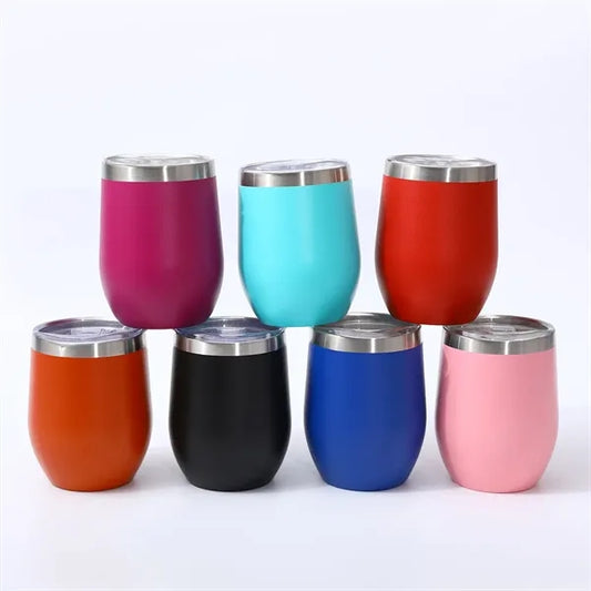 12oz Stainless Steel Wine Tumbler