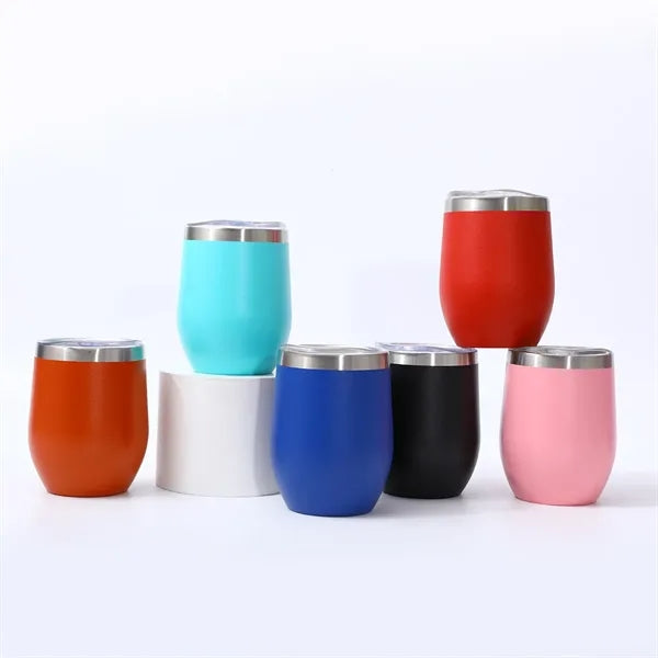 12oz Stainless Steel Wine Tumbler