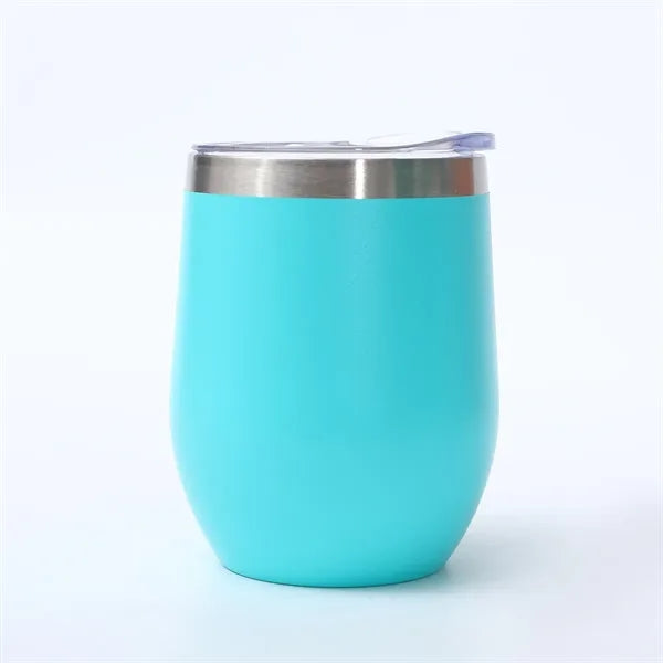 12oz/350ml Personalized Bulk Wine Tumbler With Lid